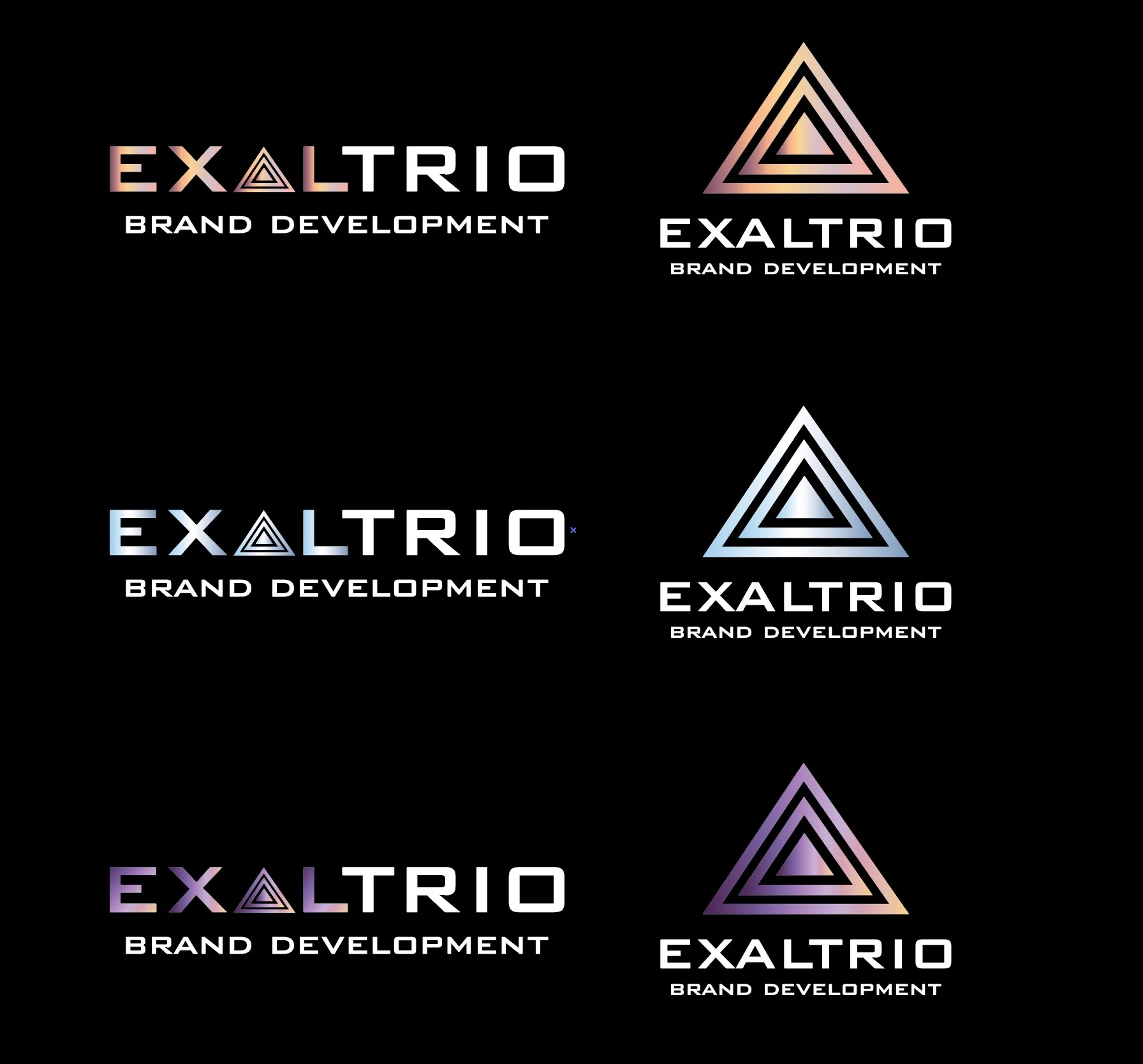 Logo system and rebrand presentation board