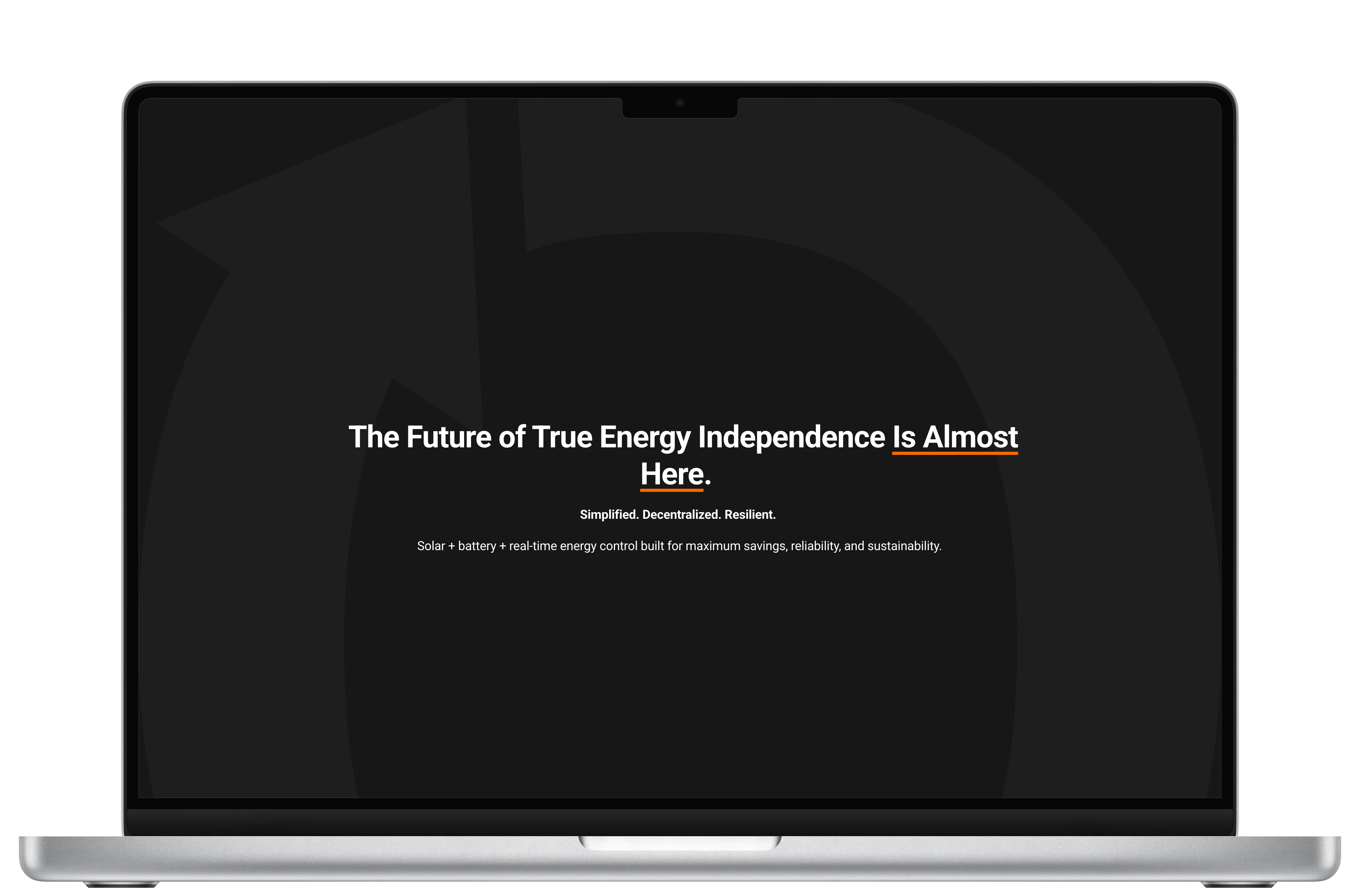 Original Mycrogrid desktop homepage hero